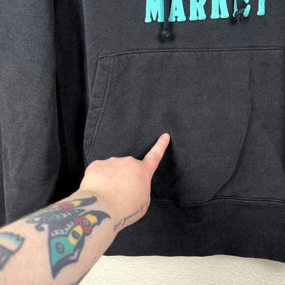 Chinatown Market Las Vegas Market Limited Edition Mens XL Black Smiley - Picture 4 of 8